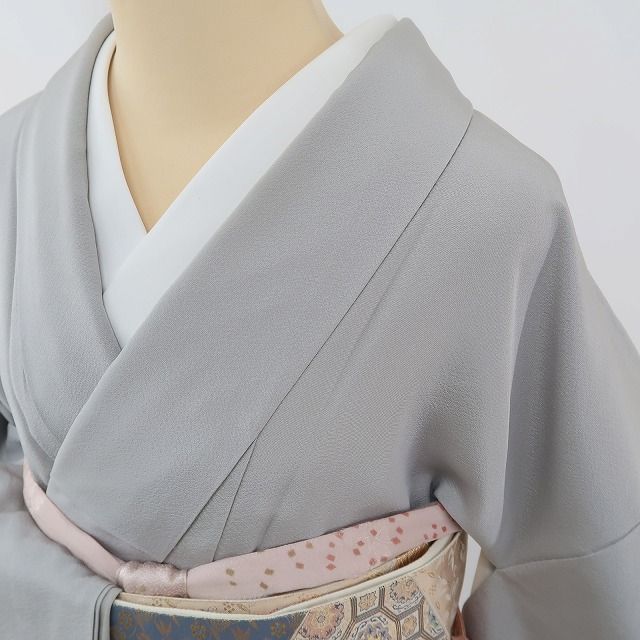 ✾まめ藤✾m553＊染一つ紋 牡丹 手縫い仕立て 訪問着 - メルカリ