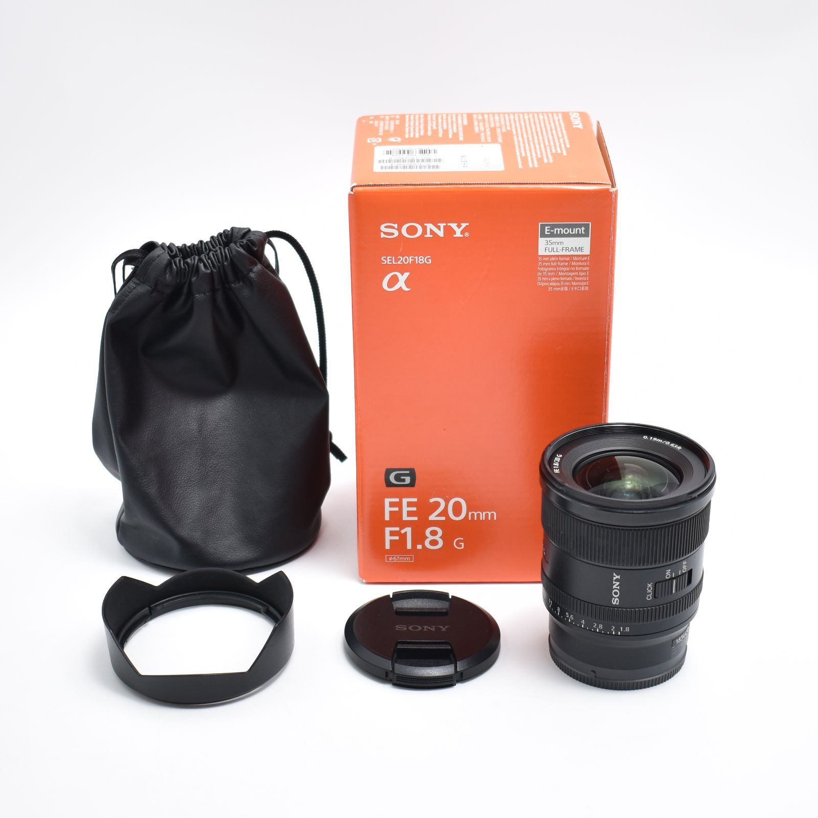 B 10679 ソニー 広角単焦点レンズ フルサイズ FE 20 mm F 1 8 G Gレンズ デジタル一眼カメラα Eマウント 用レンズ