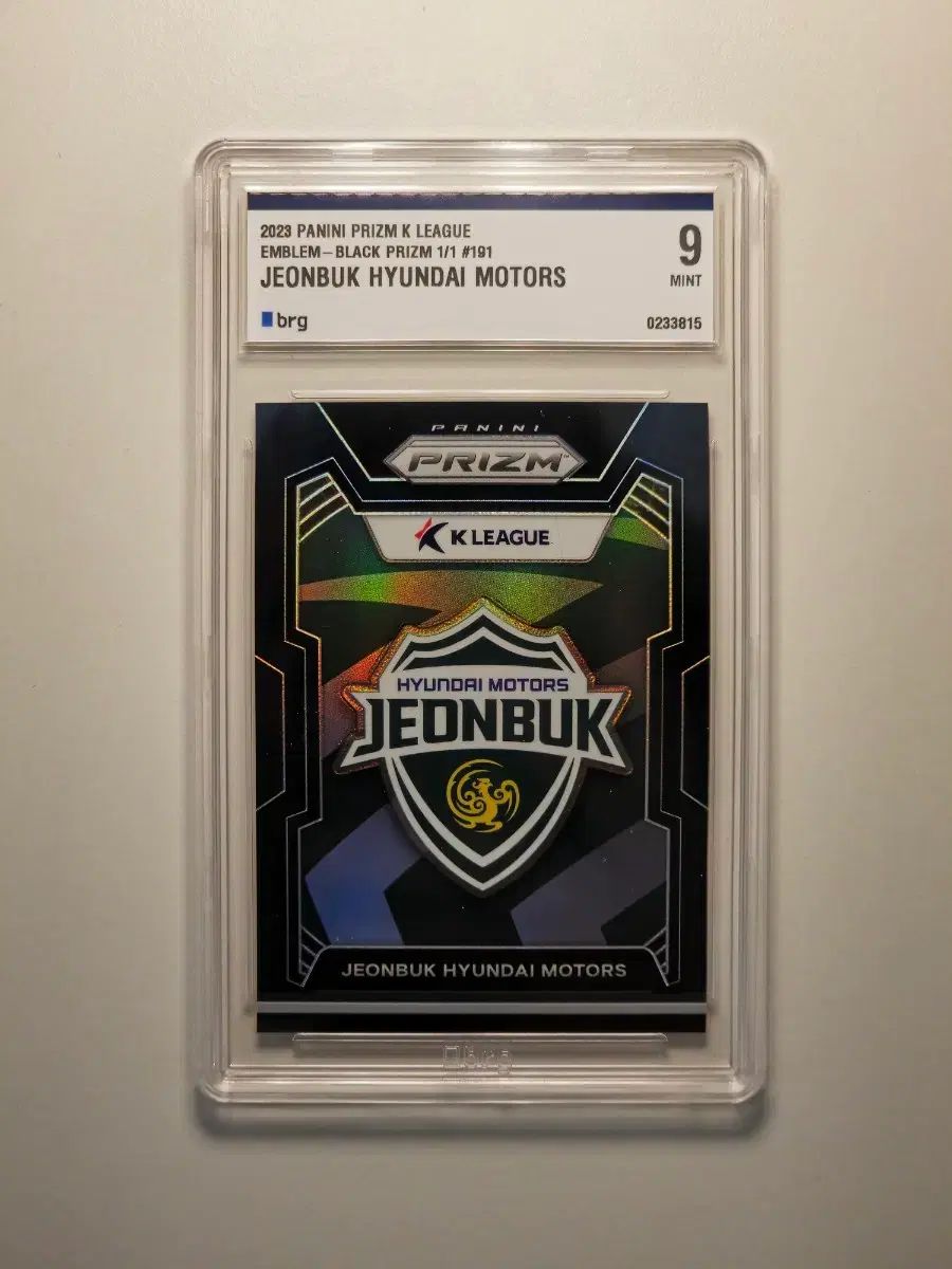 パニーニ プリズム 全北現代モータース エンブレム 1 of ブラック 麻 PIBG 9