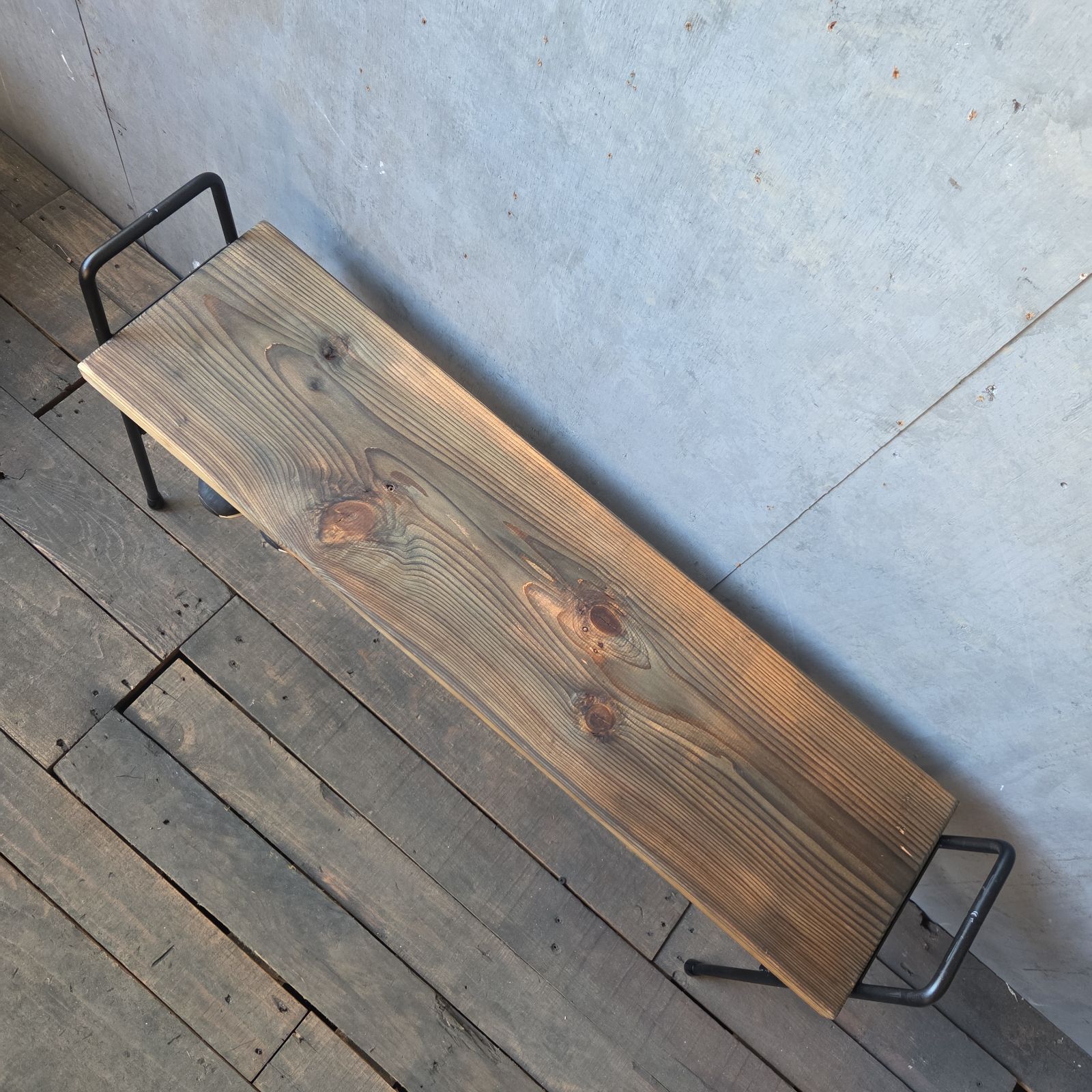 ベンチ アイアンラック シューズラック 什器 おしゃれ シンプル 無骨