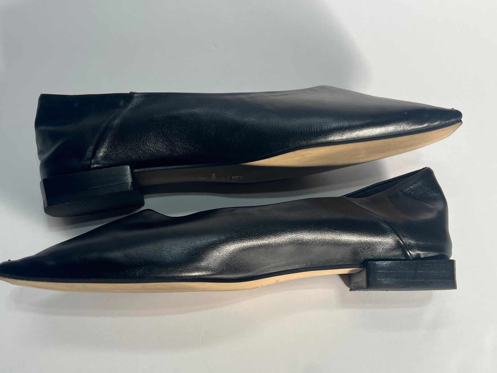 Le Talon GRISE（ル タロン グリーズ） フラットシューズ 24.5 Le Talon GRISE（ル タロン グリーズ） シューズ 「追加」GRISEレザー