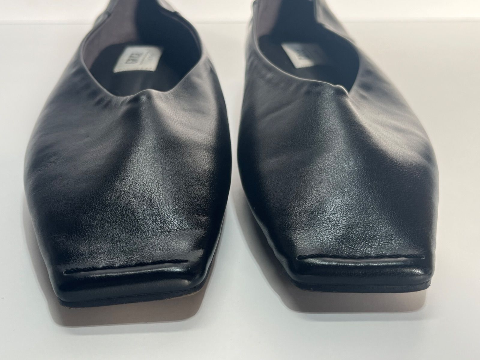 極美品 Le Talon GRISE（ル タロン グリーズ）スクエアトゥ ブラック