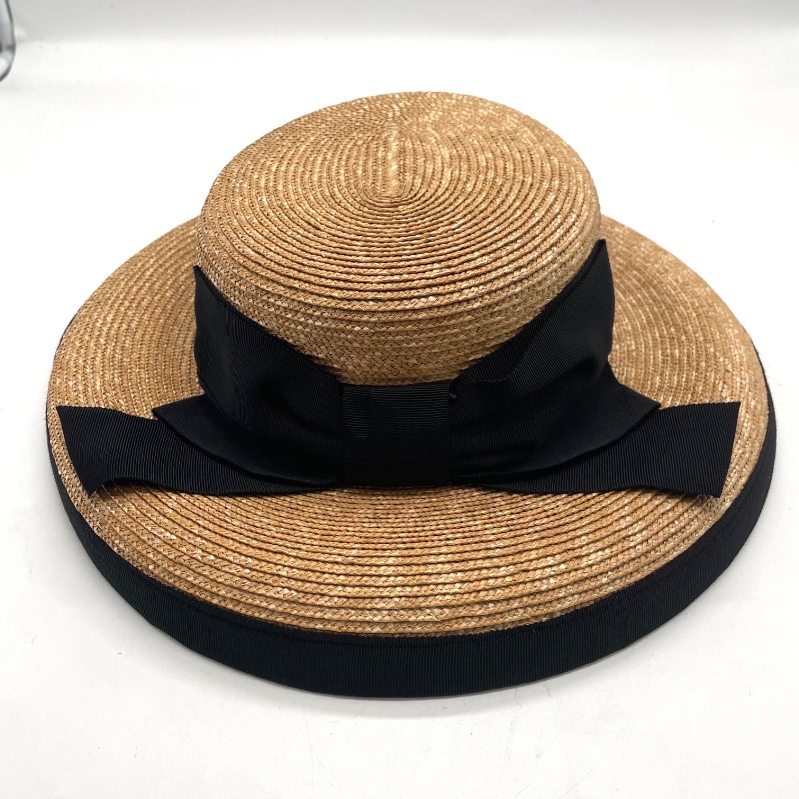 超美品　デイジーリン　フォクシー　麦わら帽子　交換リボン付き　中折れ帽　軽め 超美品 デイジーリン フォクシー 麦わら帽子 交換リボン付き 中折れ帽 軽め