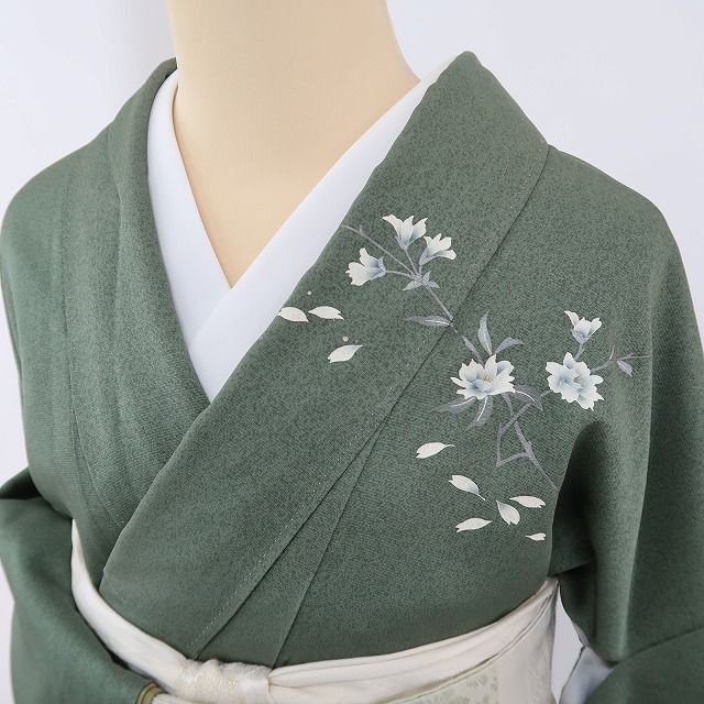 ✾まめ藤✾m557＊正絹 童子 手縫い仕立て 訪問着 - メルカリ