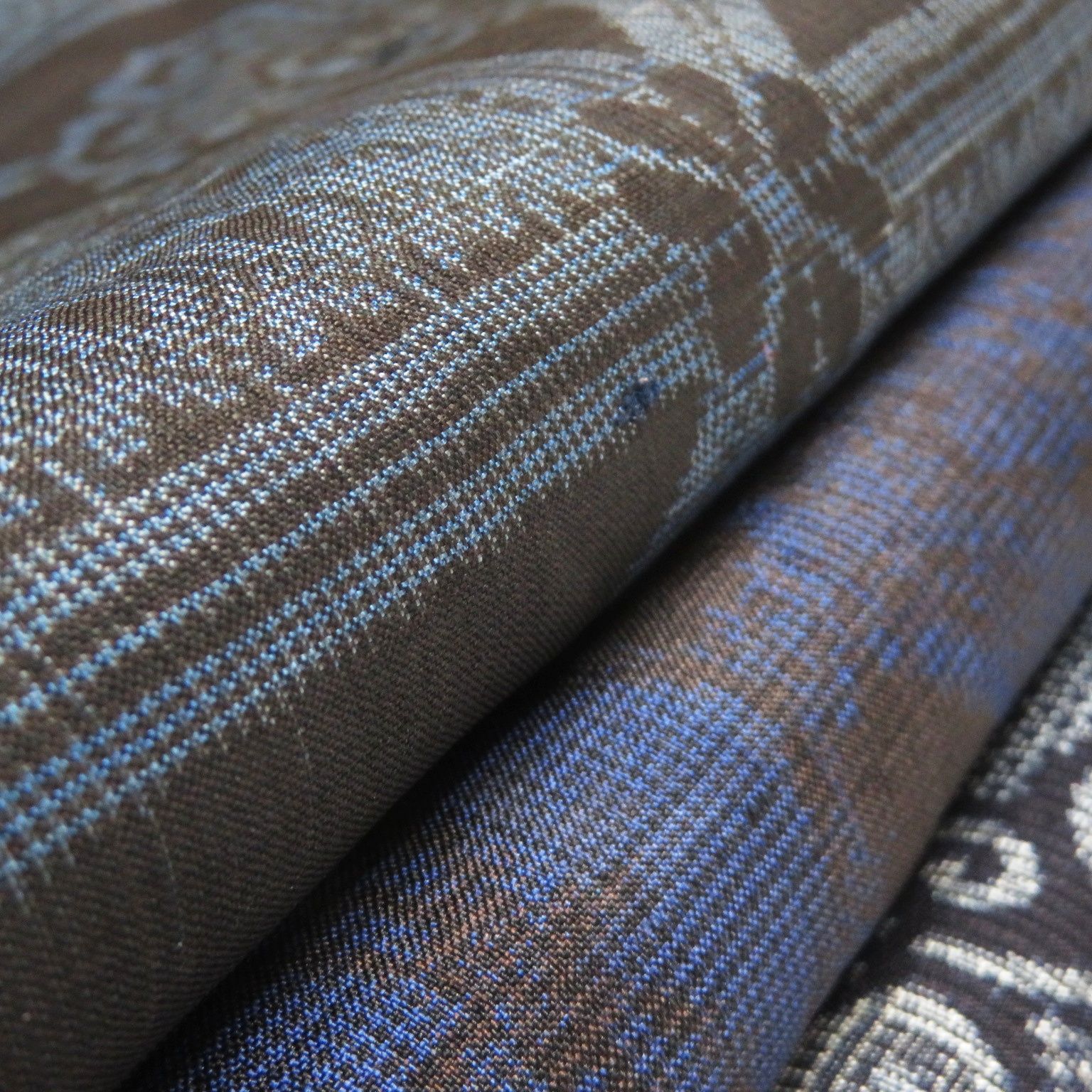 D 18 着物 正絹 大島紬 アンティーク ５点 イチゴの大島