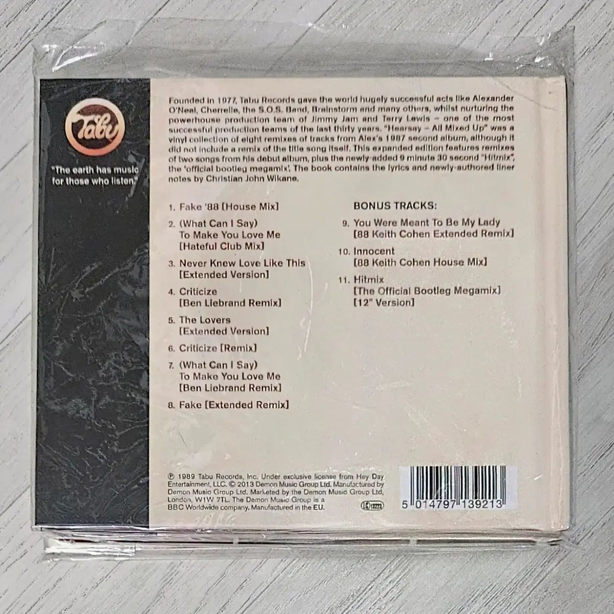 Alexander O ' Neal ー 洋装本 リマスター アルバム CD 2 種 セット