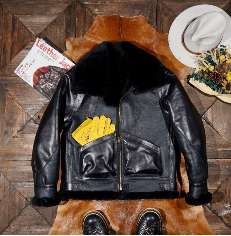 新品未使用h 🏷 RLスタイル B3シープスキン フライトジャケット