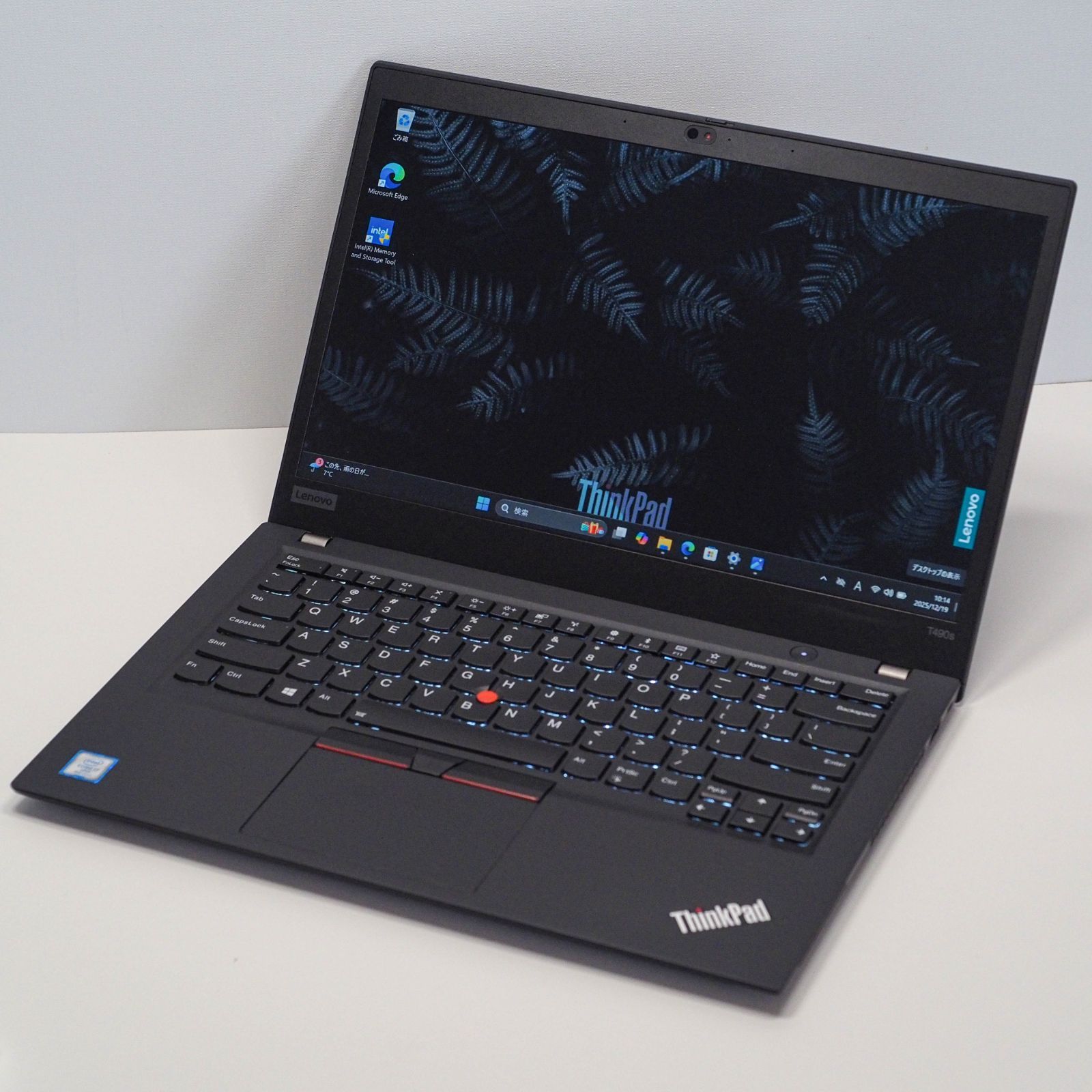 Lenovo ThinkPad T490s、32 GBメモリ、i7-8665U vPro、1TB SSD、整備