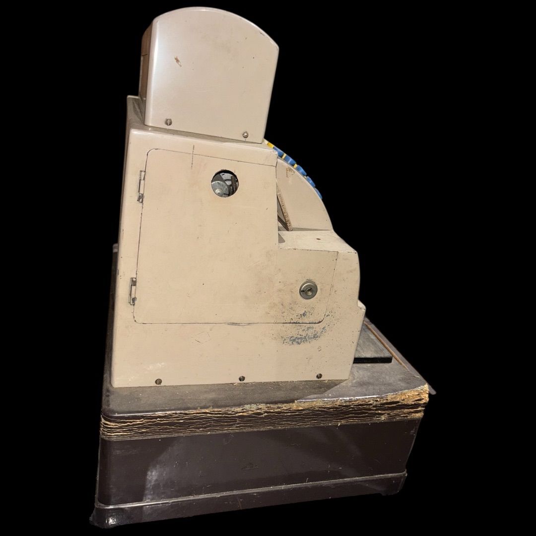 アンティーク 昭和レトロな 手動ハンドル式レジスター インテリア