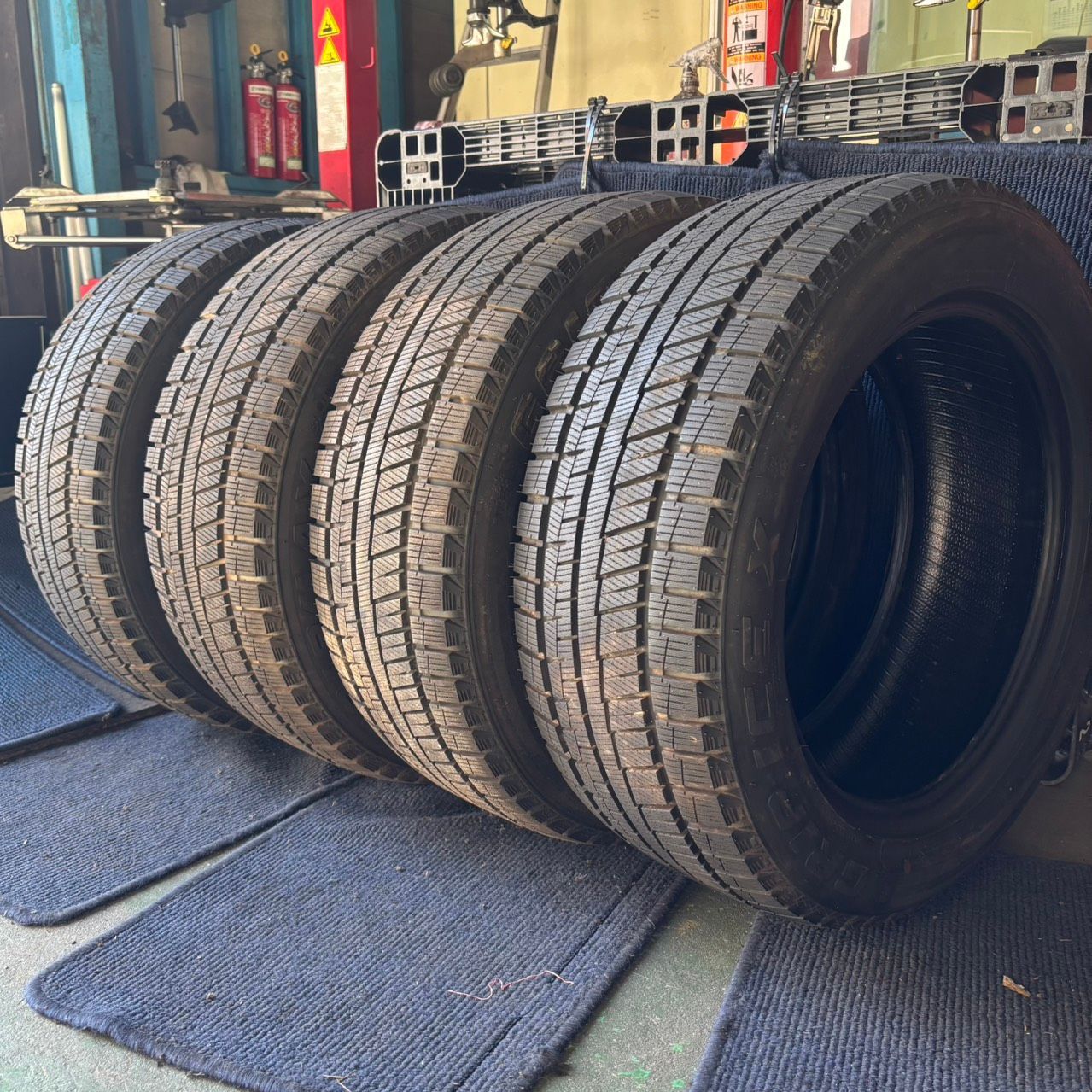 製造 溝8分山 GRIP ICE X 4本 225 55Ｒ17 スタッドレス ASP 3396