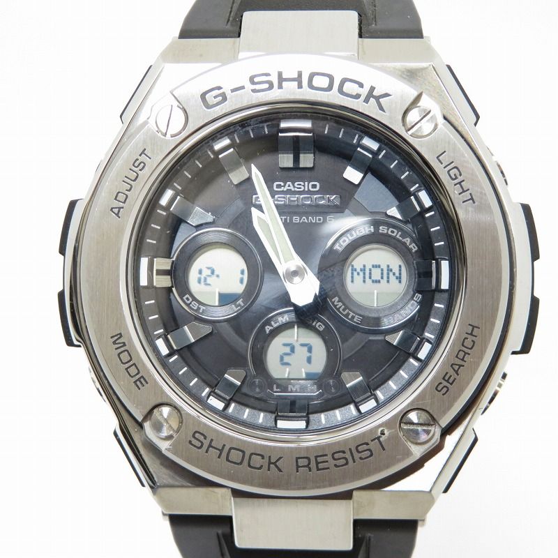  G-SHOCK ジーショック 腕時計 アナデジ電波ソーラー G-STEEL Mid Size Series GST-W 310-1 AJF シルバー 131 その他 時計