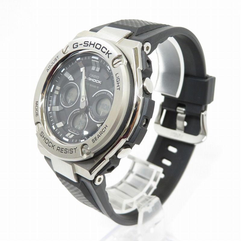 G-SHOCK ジーショック 腕時計 アナデジ電波ソーラー G-STEEL Mid Size Series GST-W 310-1 AJF シルバー 131