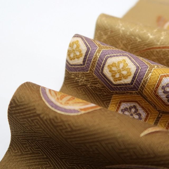 ✾まめ藤✾m577＊美品 作家物落款 染一つ紋 訪問着 - メルカリ