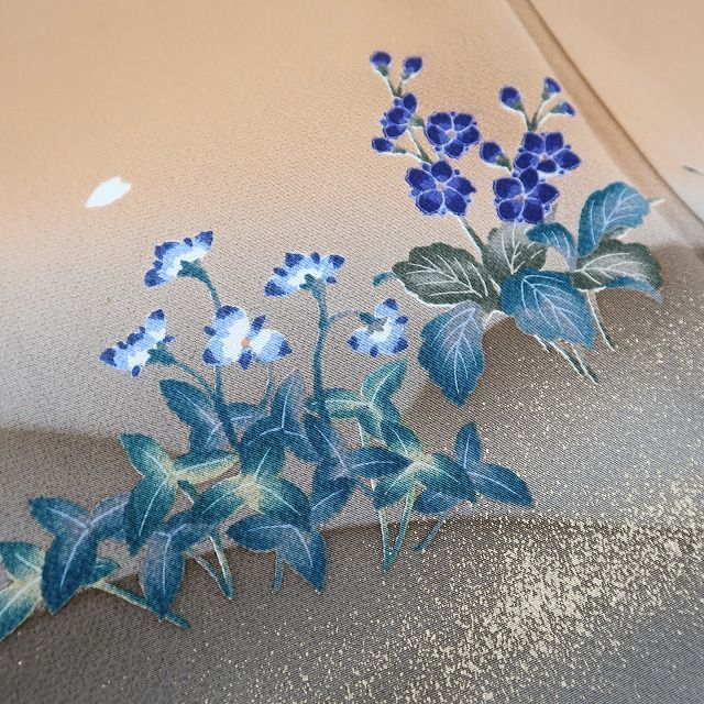 ✾まめ藤✾m577＊美品 作家物落款 染一つ紋 訪問着 - メルカリ