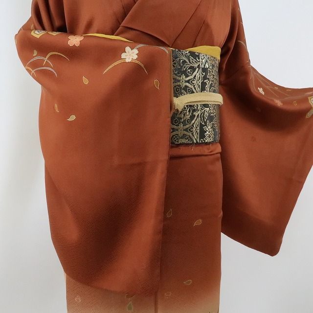 ✾まめ藤✾m577＊美品 作家物落款 染一つ紋 訪問着 - メルカリ