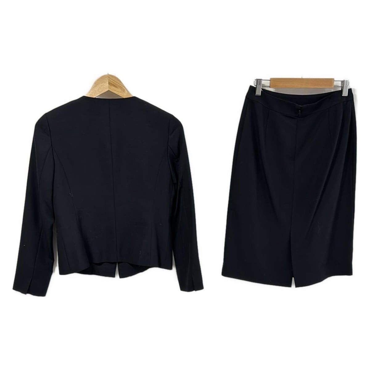 PaulStuart ポールスチュアート スカートスーツ レディース - ダークネイビー