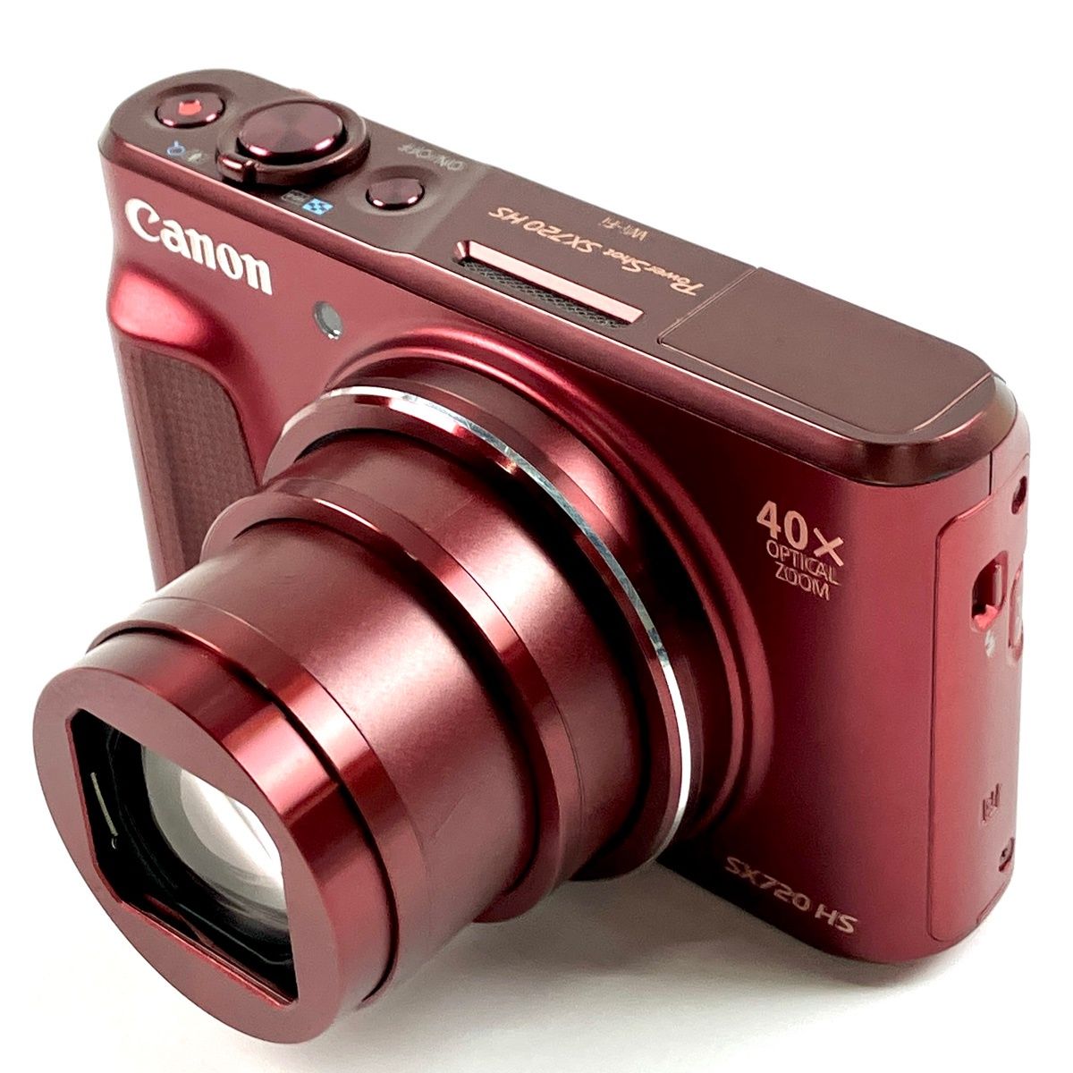 中古 Canon PowerShot SX720 HS レッド 箱付き Digital Camera Canon PowerShot SX720 HS Red 20.3MP 40x Wi-Fi CMOS