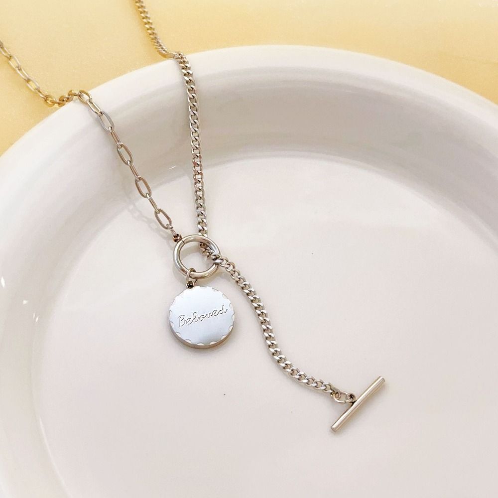 ☆ シルバー ☆ ネックレス コイン メッセージ コインネックレス レディース ネックレス ペンダント 首飾り アクセサリー コイン チタン鋼 シンプル  大人 かわいい カジュアル おしゃれ 普段使い 可愛い オシャレ 女性 女の子 - メルカリ