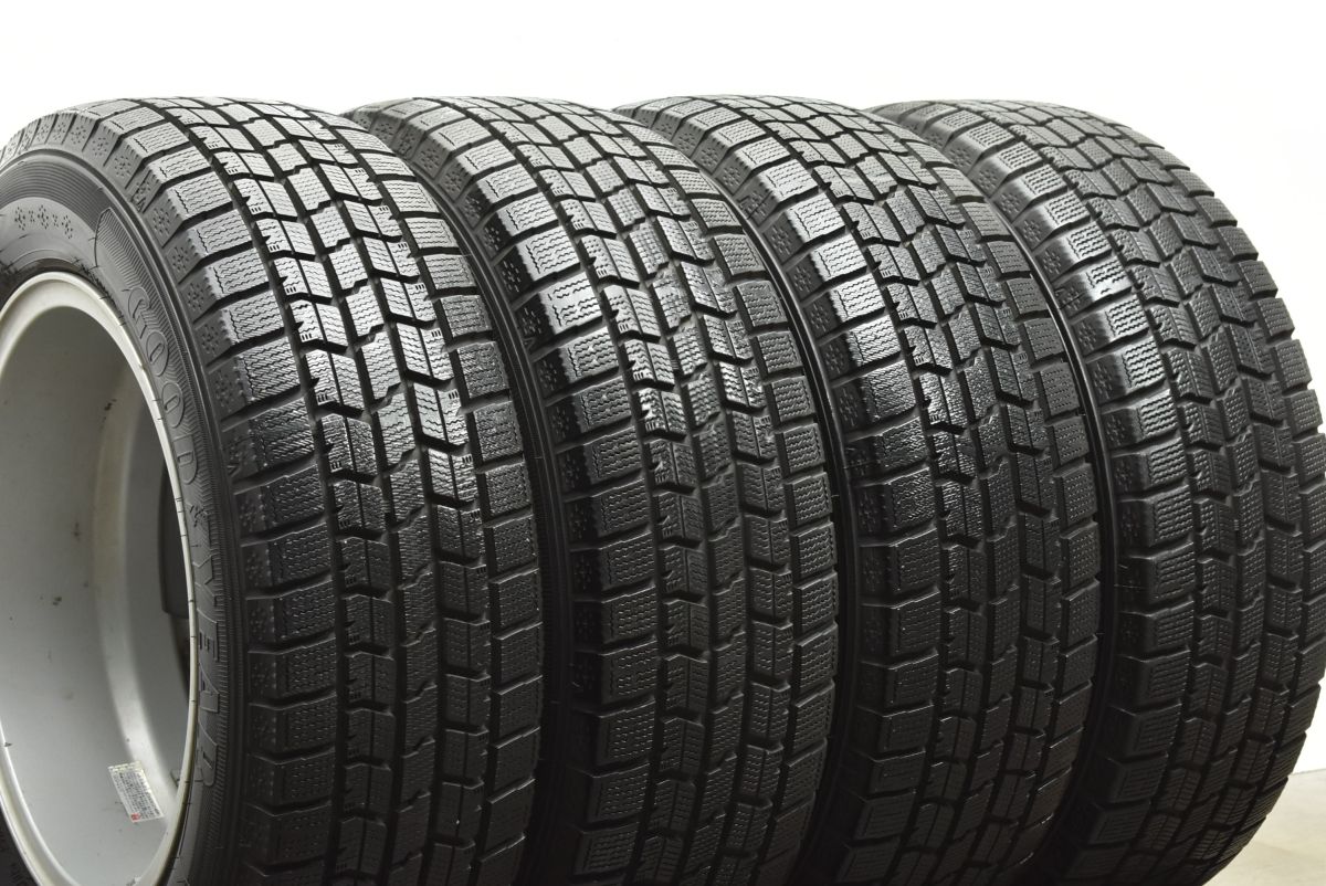  製 バリ溝 15 in 6 J 50 PCD 114 3 グッドイヤー アイスナビ7 195 65 R トヨタ 設計 ノア ヴォクシー エスクァイア 15インチ タイヤ ホイールセット