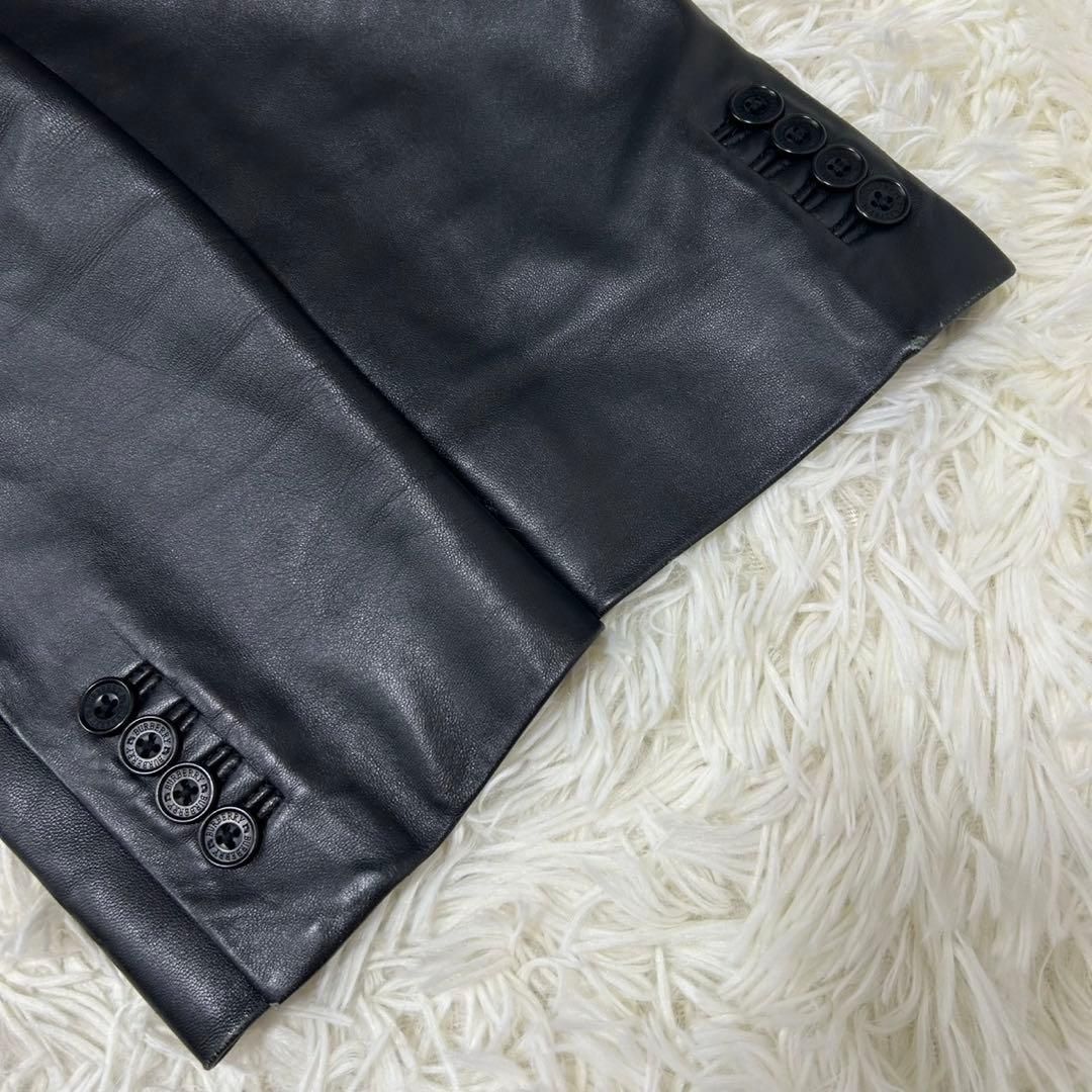美品/L】BURBERRY BLACK LABEL バーバリー ブラックレーベル レザー
