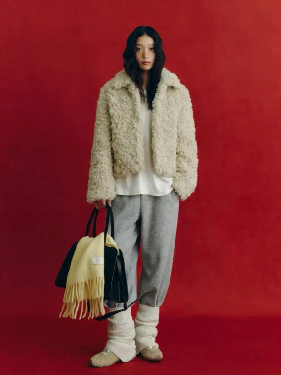 FYEO FOR YOUR EYES ONLY - リコ カリー ファー ジャケット ソフト ベージュ