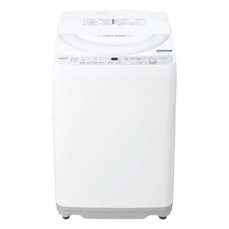 メーカー SHARP シャープ ES GE 7 J 全自動洗濯機 kg 穴なし槽 シルバー 縦型 高濃度洗浄 ドルフィンパル