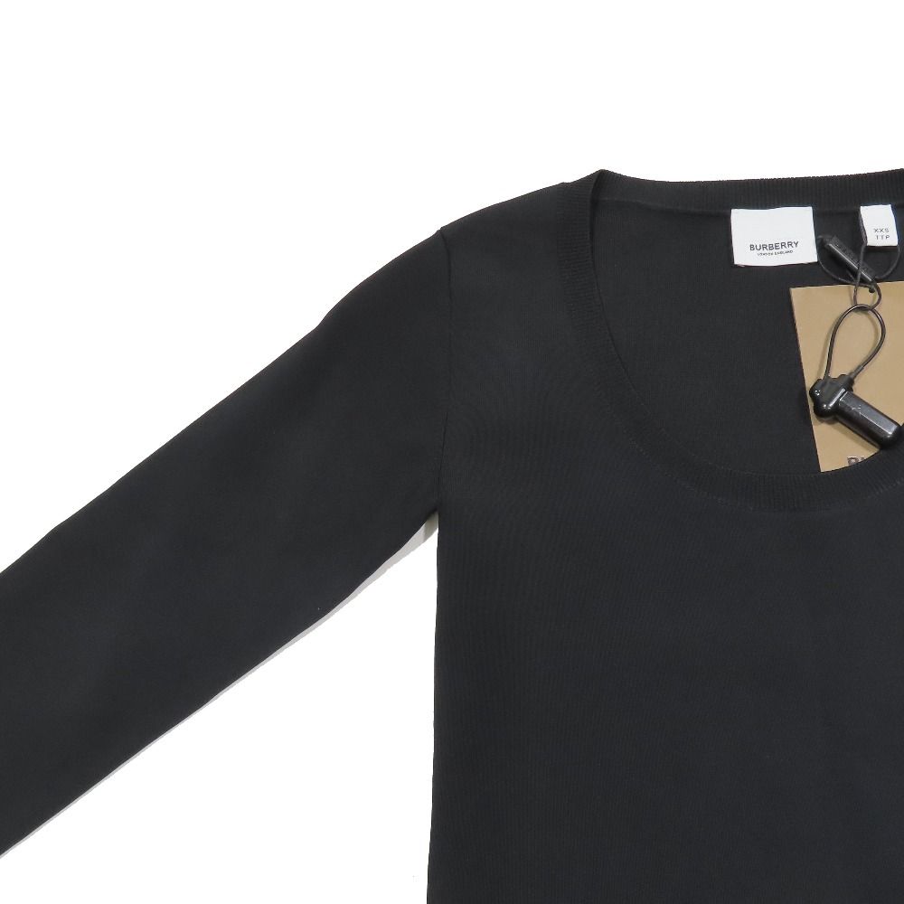 ★未使用品★【BURBERRY】バーバリー ニットハイゲージ タイト ワンピース 未使用 BURBERRY バーバリー ニット ハイゲージ タイトワンピース 長袖