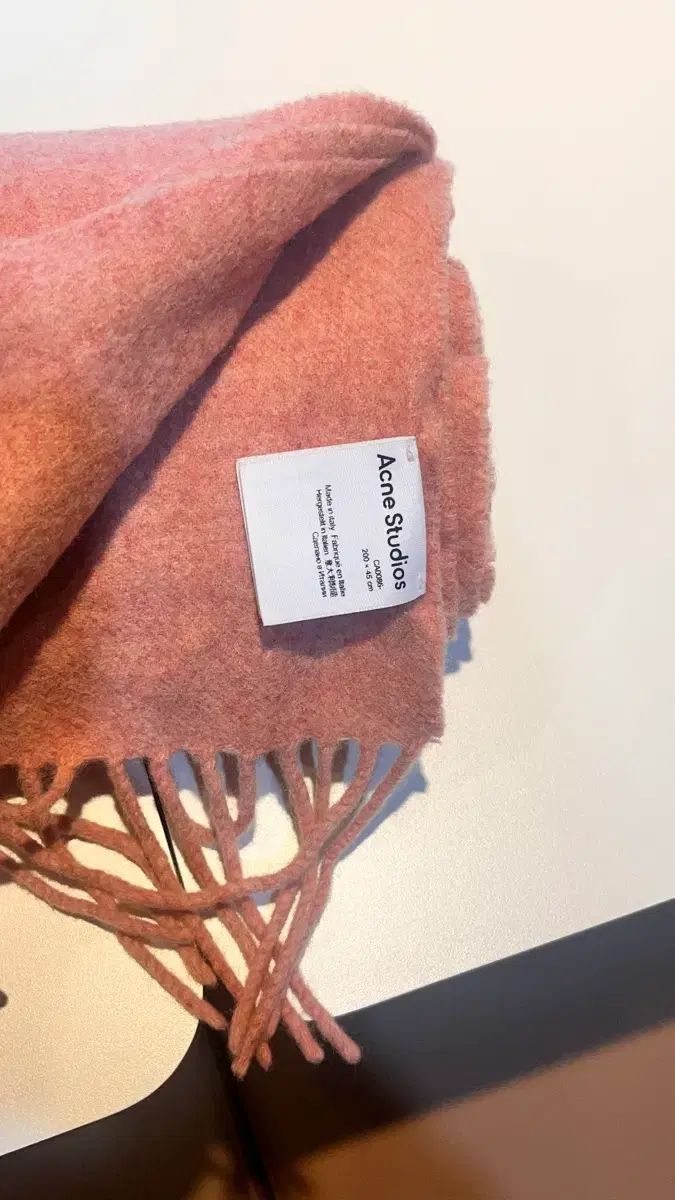 れふてぃ　Acne Studios モヘア　マフラー　ピンク れふてぃ Acne Studios モヘア マフラー ピンク Acne Studios - Mohair