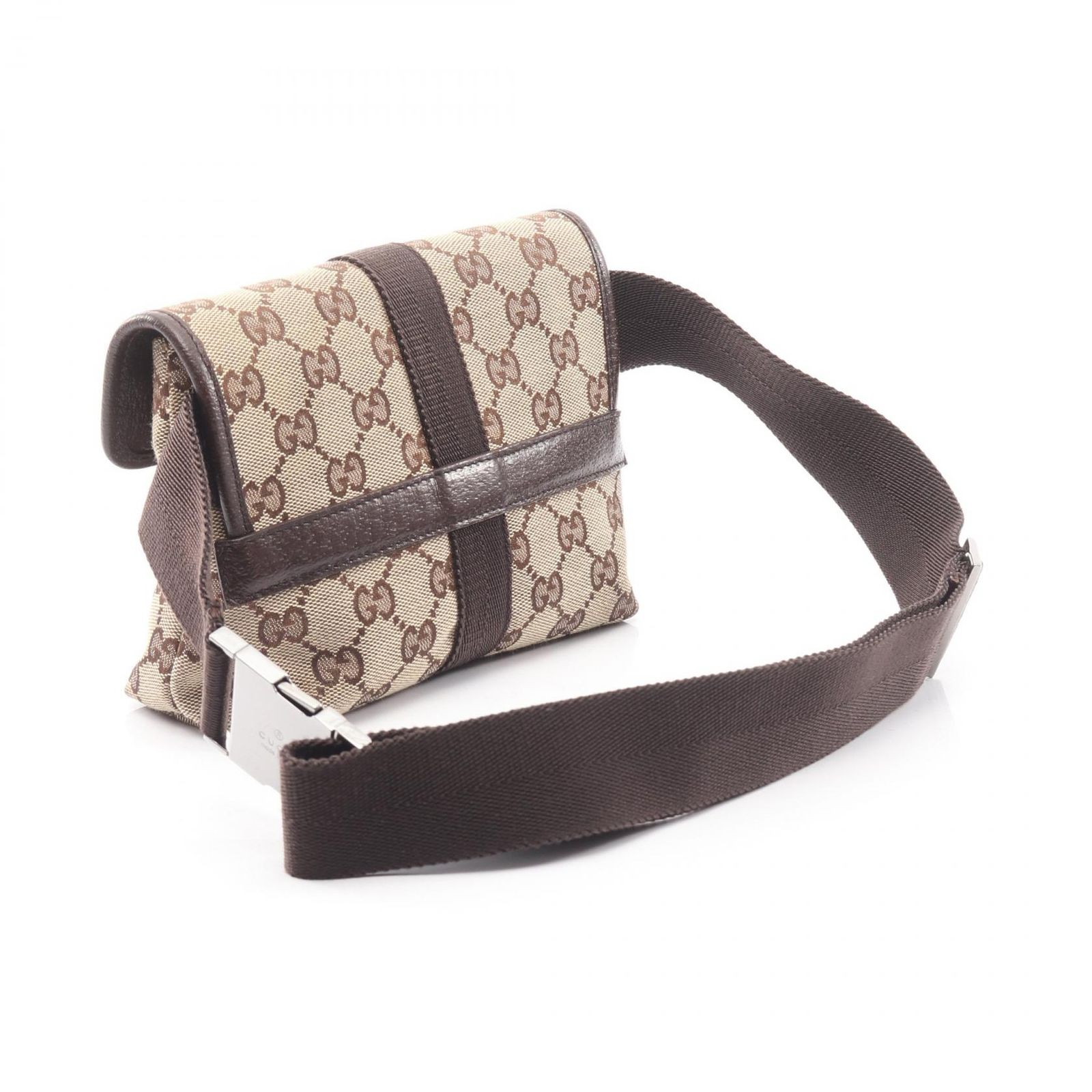 GUCCI グッチ GGキャンバス ウエストバッグ ボディバッグ