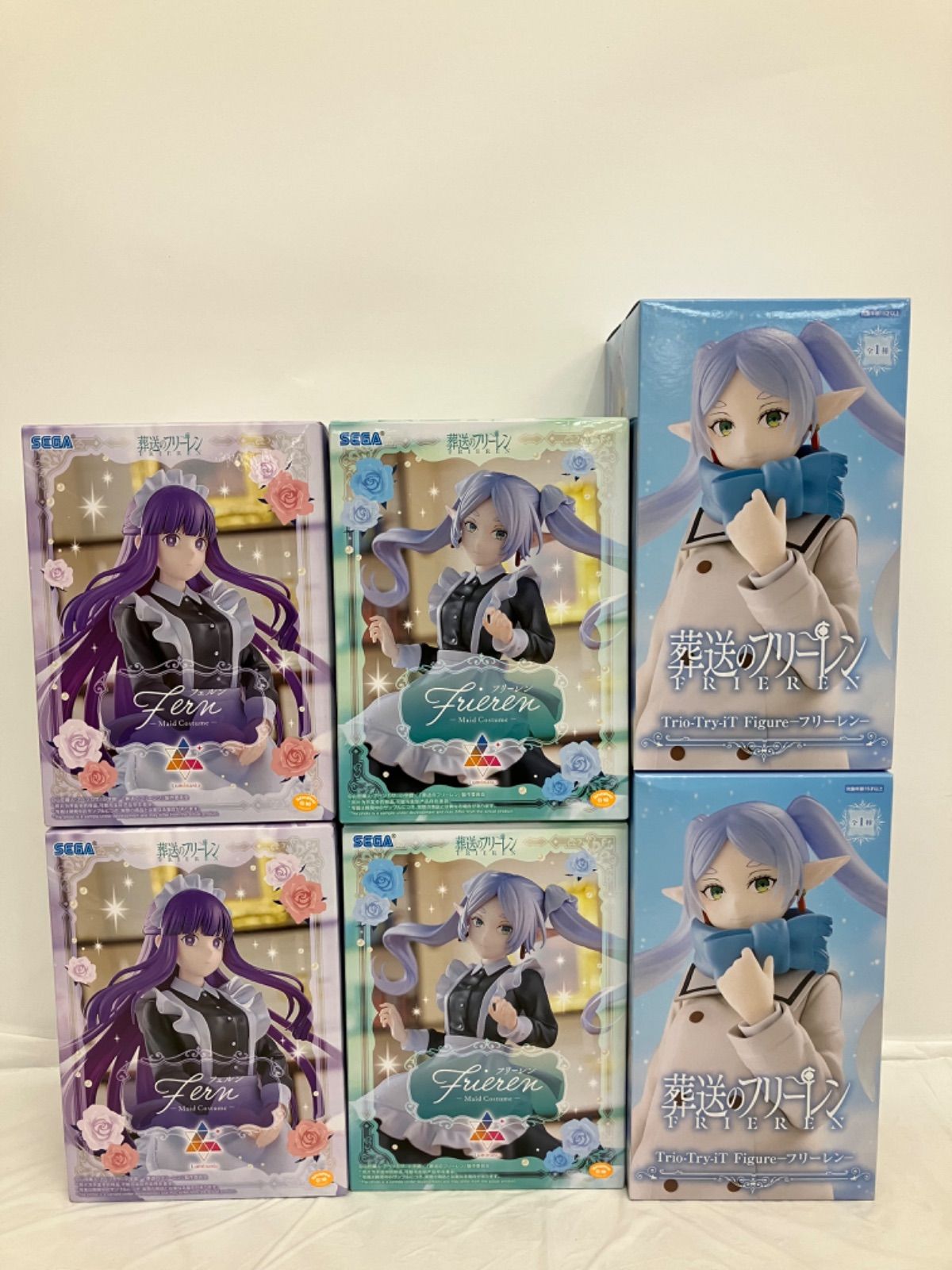 未開封 葬送のフリーレン フィギュア 3種6個セット LFQ800 f107 - メルカリ