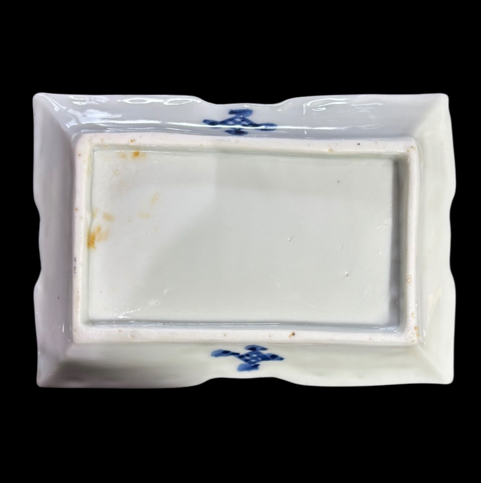 5客セット】 昭和前期 角皿 金彩人物図 刺身皿 色絵 平皿 取り皿 盛り