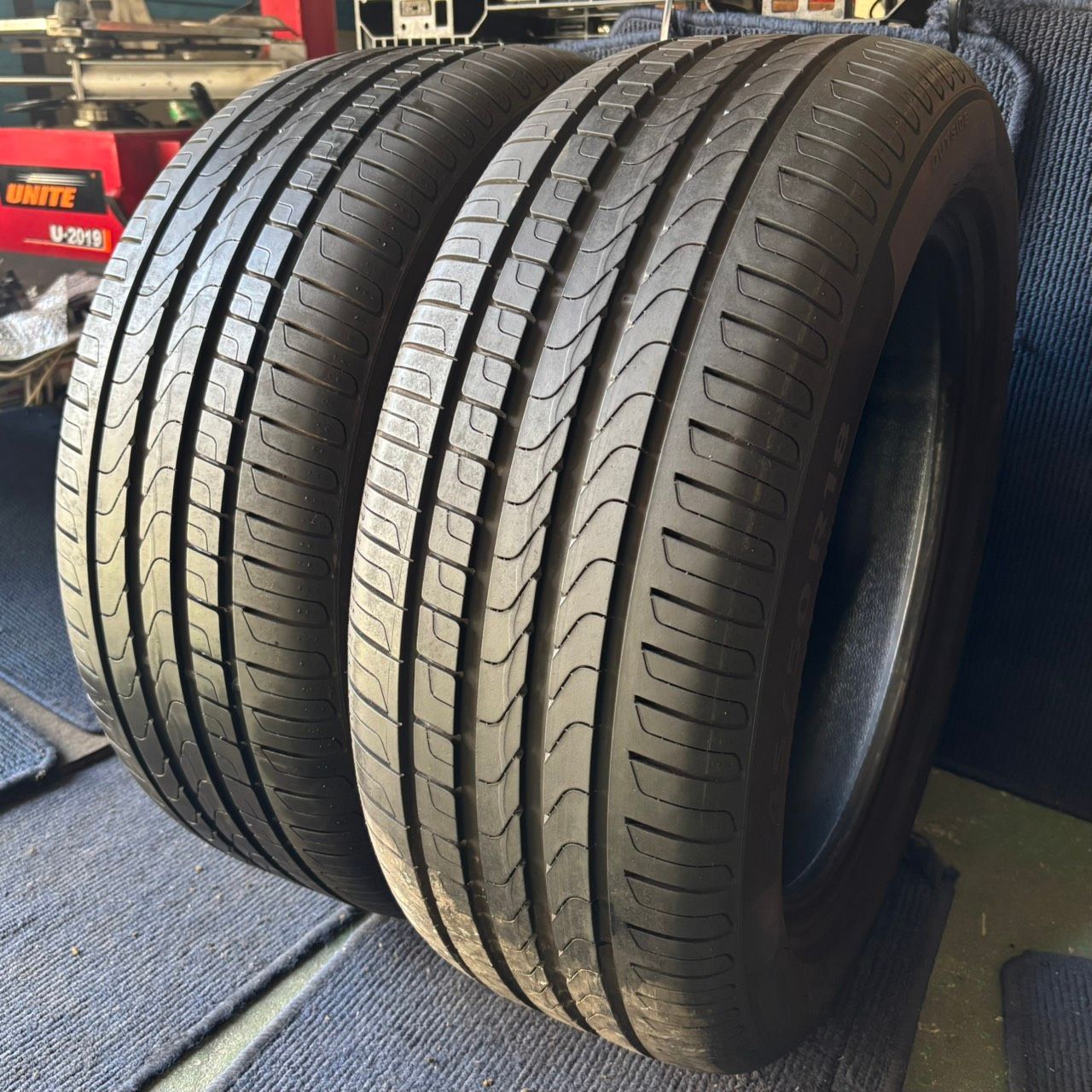 製造 溝8～8 5分山 PIRELLI Cinturato P 7 2本 245 50Ｒ18 ランフラット ASP 3399