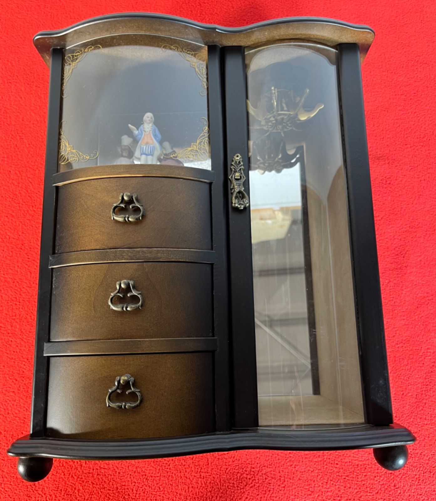 オルゴール アクセサリーケース ジュエリーボックス レトロ