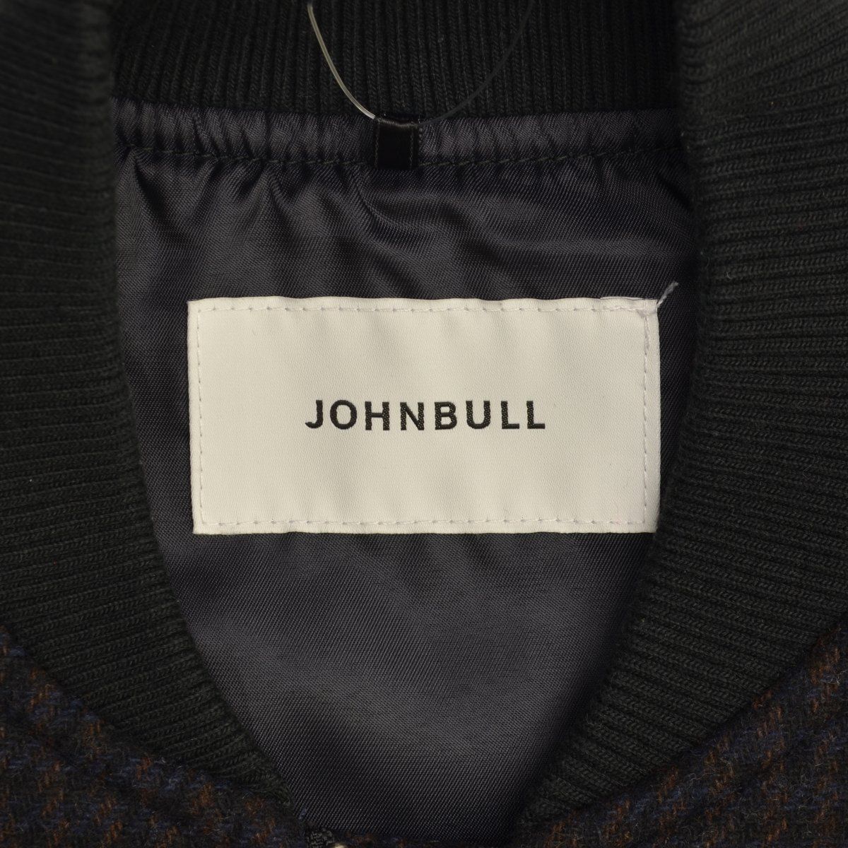 JOHNBULL】12767 ガンクラブチェック オーバーサイズ ウールブルゾン