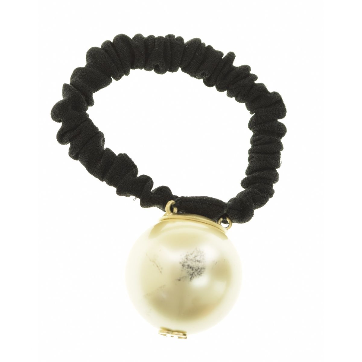 CHANEL】F16V ビッグパール ココマーク ヘアゴム シュシュヘア