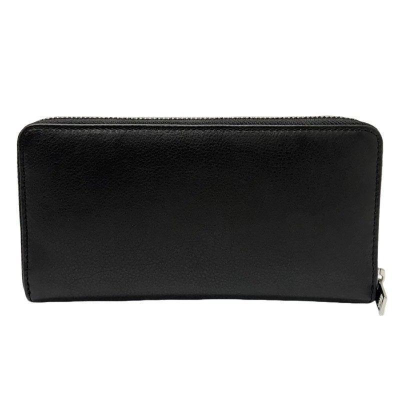 DIESEL ディーゼル HISSU 24 ZIP WALLET X 08423 P 0685 H 1146 ブラック×ブルー 本革 レザー 長財布 メンズ