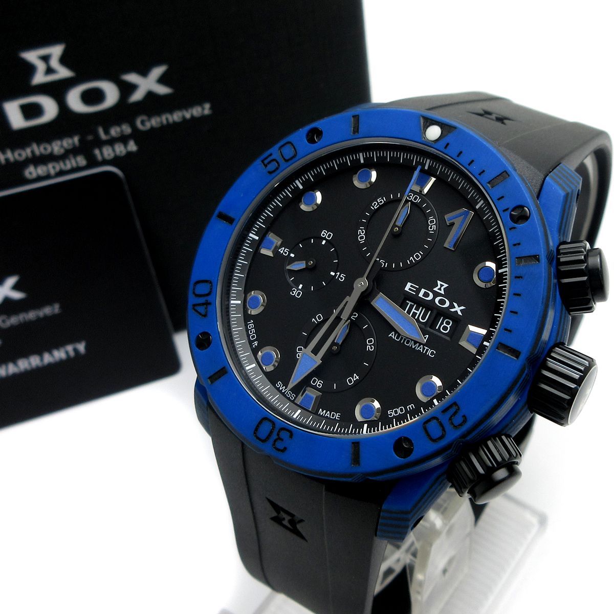 エドックス EDOX クロノオフショア1 カーボン 01125 CLNBUN NINBU オートマチック メンズ 自動巻き 箱 保証書