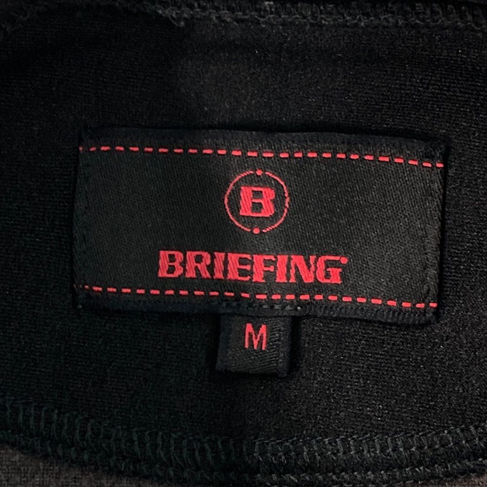 サイズ：M BRIEFING GOLF ブリーフィング ハイネック長袖Tシャツ