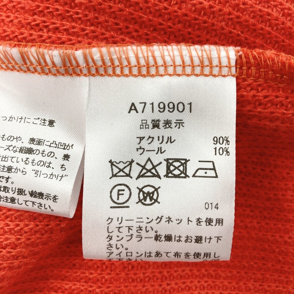 サイズ：40 ARCHIVIO アルチビオ ニットセーター ウール混 レッド系