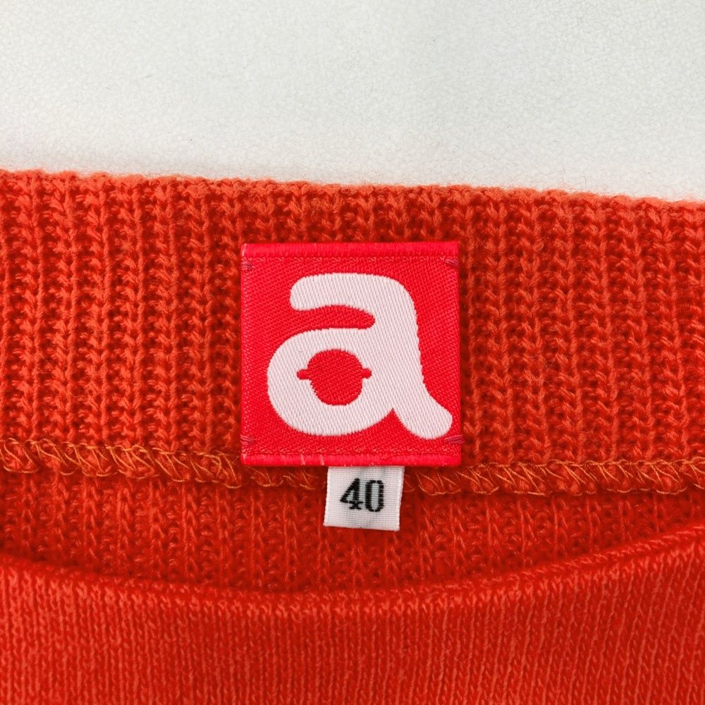 タイムセール‼️ ARCHIVIO アルチビオ　ニット サイズ：40 ARCHIVIO アルチビオ ニットセーター ウール混 レッド系