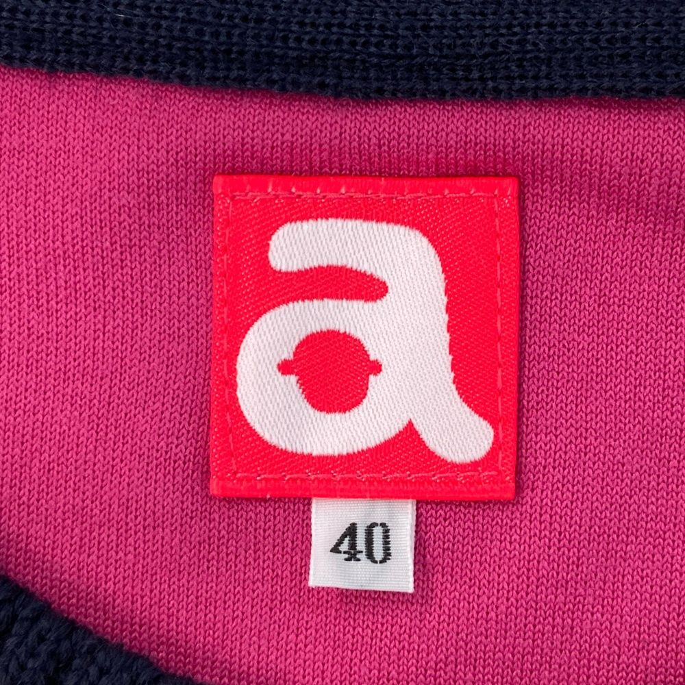 サイズ：40 ARCHIVIO アルチビオ 半袖プルオーバー ニット切替 ベロア