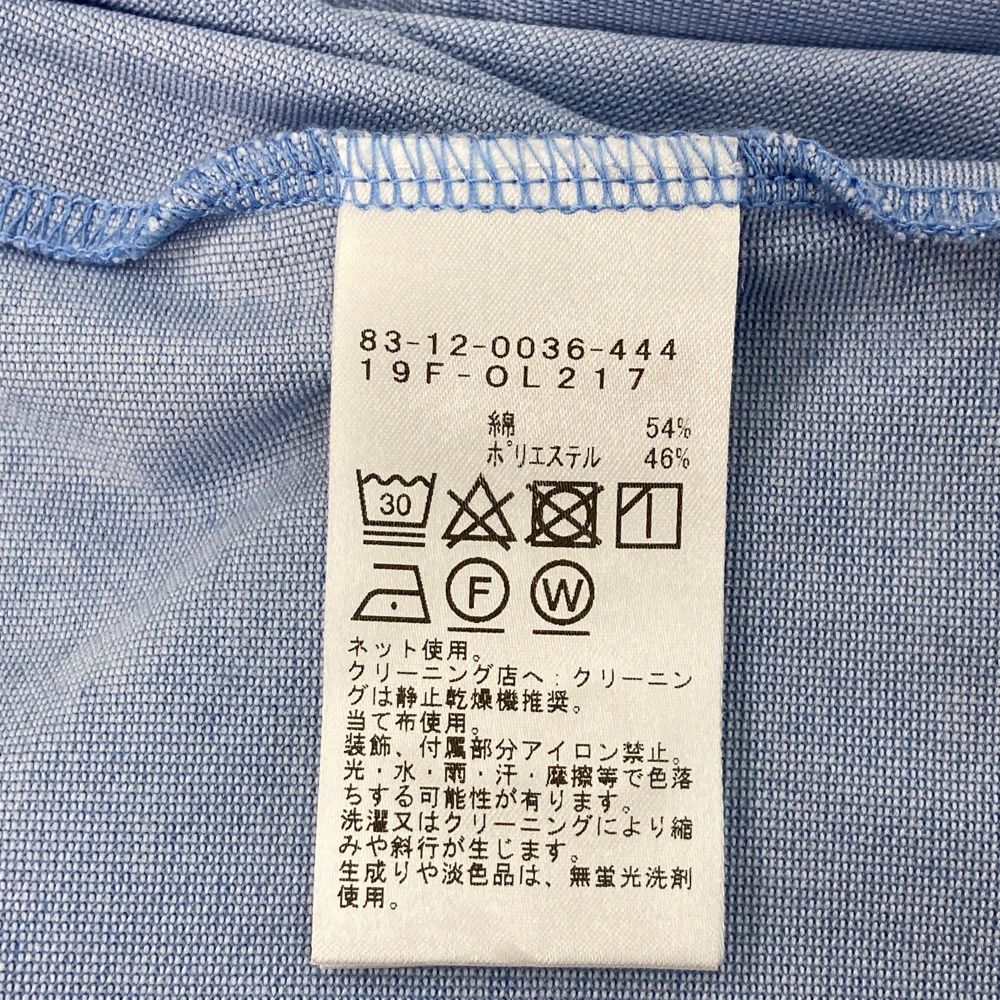 BEAMS ビームスゴルフ GOLF サイズ:S 長袖シャツ ハイネック ホワイト系 長袖Tシャツ LABEL 美品ビームスゴルフ BEAMSGOLF - ビームス 長袖ポロシャツ 白×グリーン 切替え