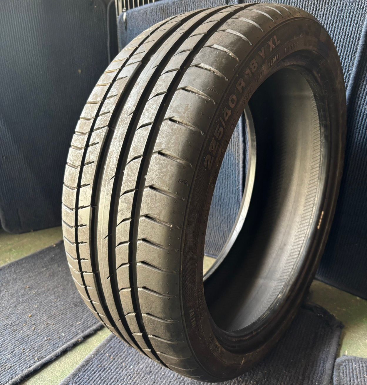 製造 溝9分山 continental ContiSportContact 5 1本 225 40Ｒ18 ASP 3401