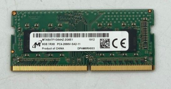 セット Micron DDR 4 8 GB PC 4-2666 V SO-DIMM 1 Rx 非ECC -2 G 6 E