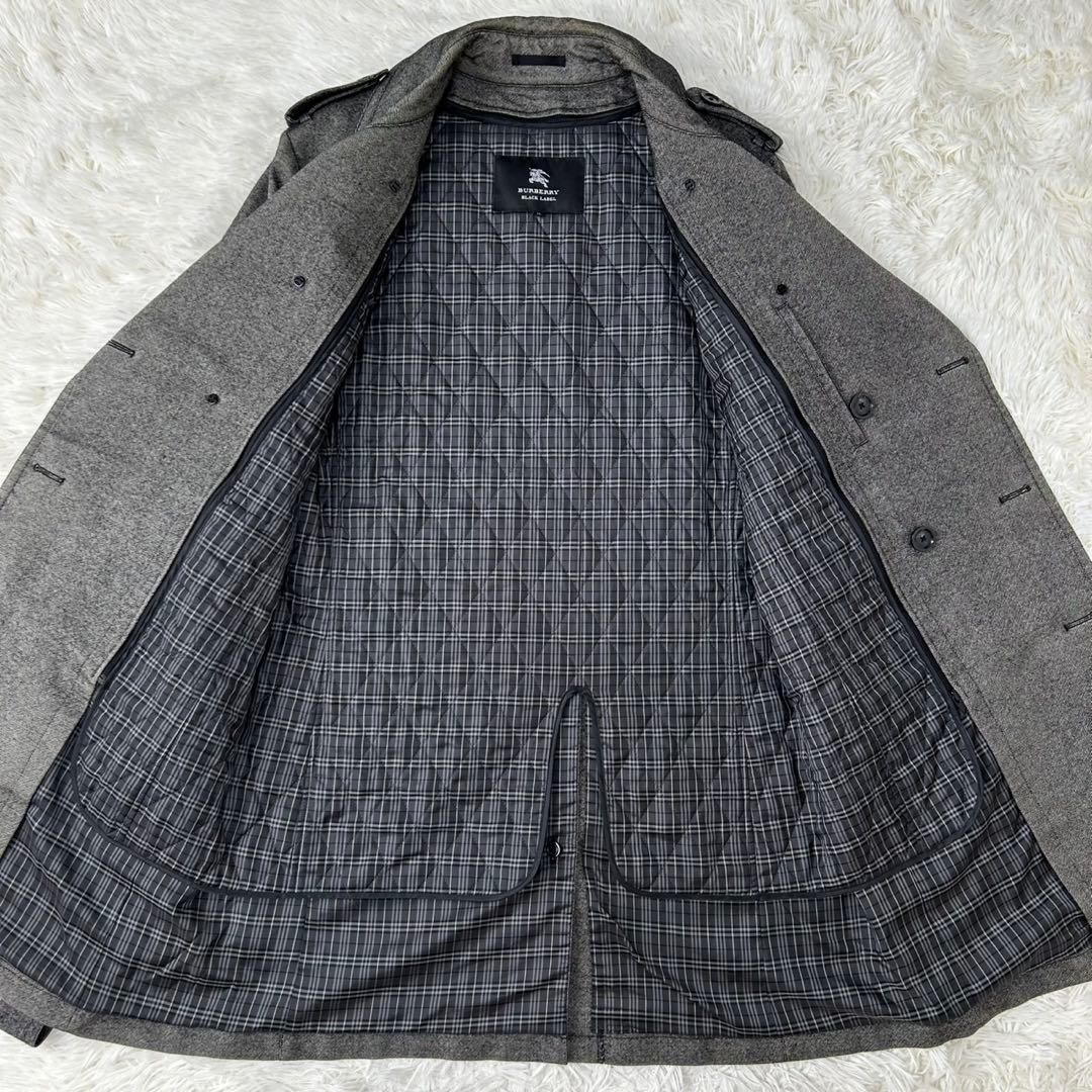 美品/LL】BURBERRY BLACK LABEL バーバリー ブラックレーベル トレンチ
