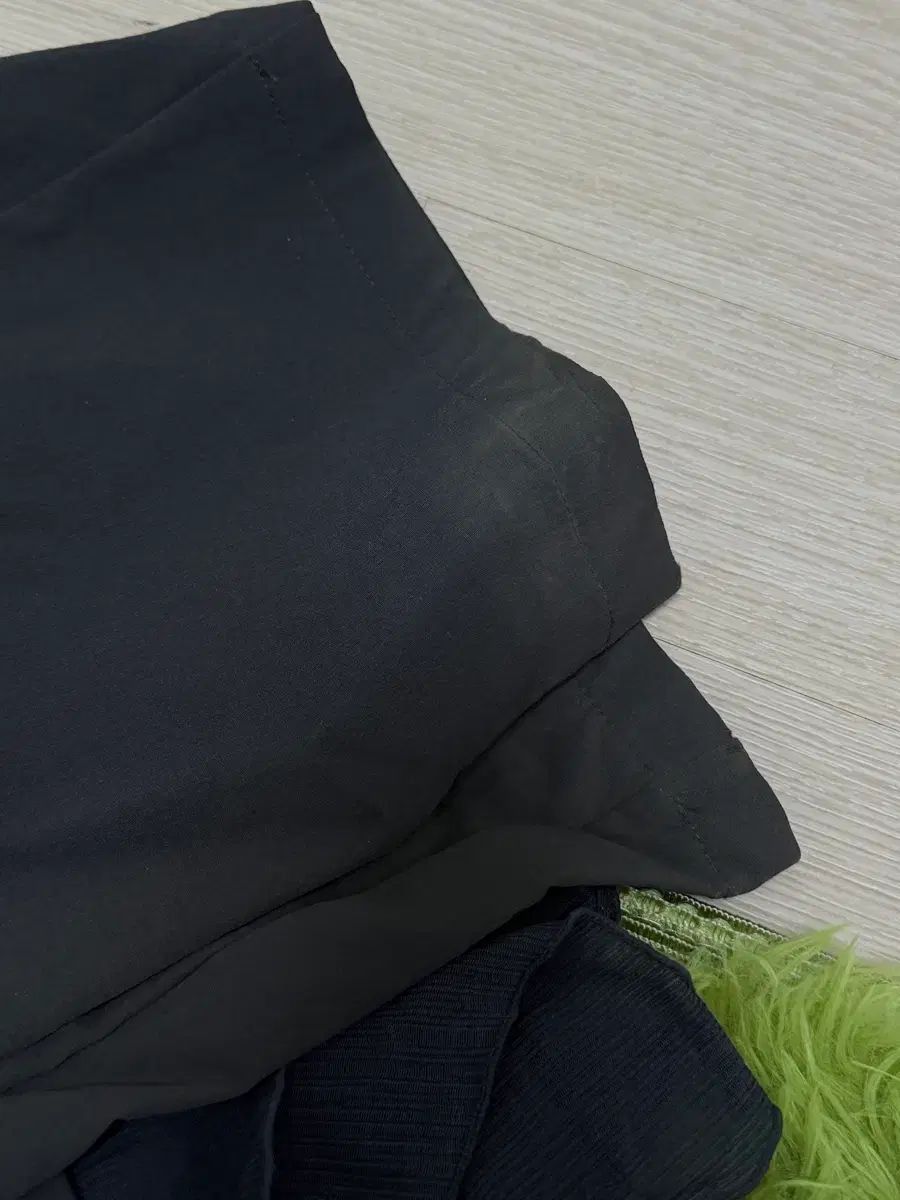 ミセキソウル Layered skirt pants set CHARCOAL