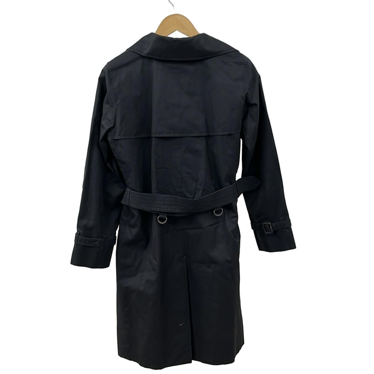 Burberry LONDON バーバリーロンドン トレンチコート サイズ40 L レディース - 黒 長袖 ライナー付き ロング丈 春 秋