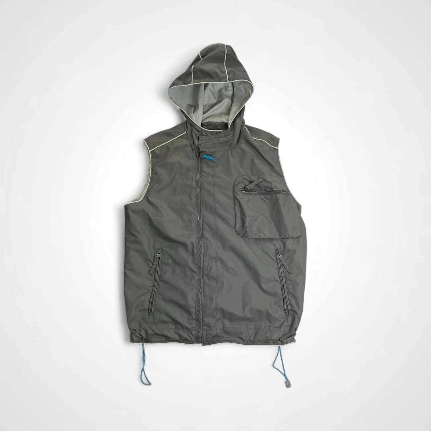 NIKE ナイキ / asymmetry tech hooded vest テック ベスト 立体 