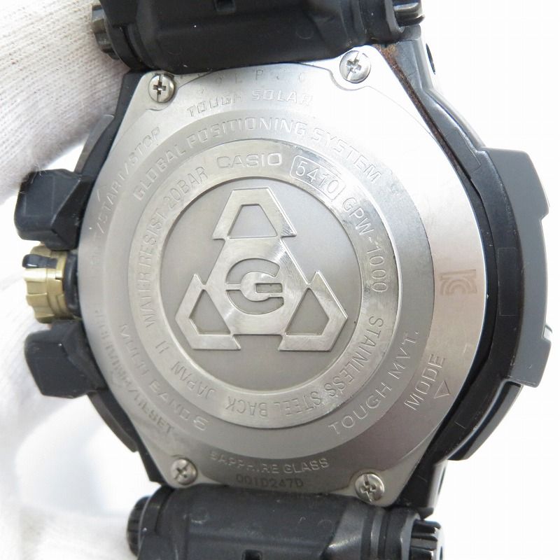  G SHOCK ジーショック 腕時計 アナデジ電波ソーラー グラビティマスター GPW 1000 FC 1 A 9 JF ゴールド 131 その他 時計