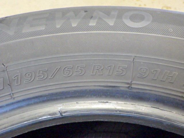  M 295 E 製造 約8部山 BS NEWNO 195 65 R 15 4本 13インチ サマータイヤ ノーマルタイヤ